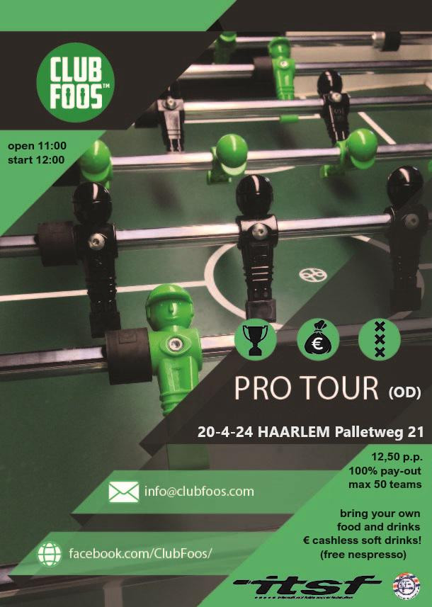 Haarlem Club Foos Open  PRO TOUR!
