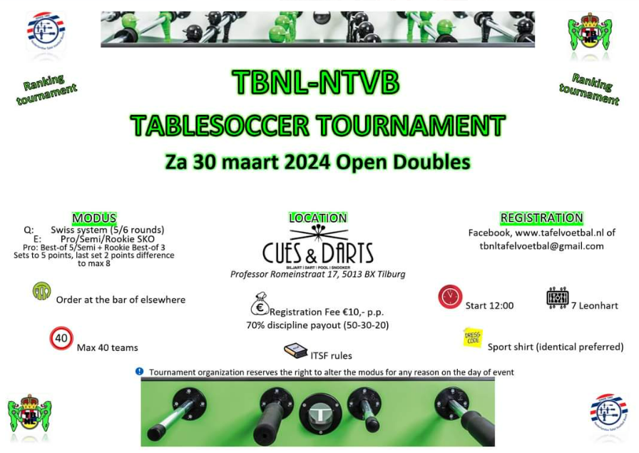 Tilburg Open Doubles!